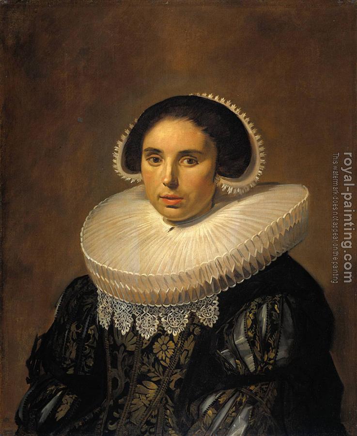 Frans Hals : Portrait of a woman possibly Sara Wolphaerts van Diemen